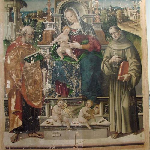 Vincenzo-Pagani-Madonna-con-Bambino-prove-pulitura-027
