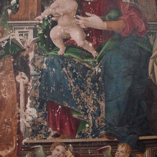 Vincenzo-Pagani-Madonna-con-Bambino-prove-pulitura-029
