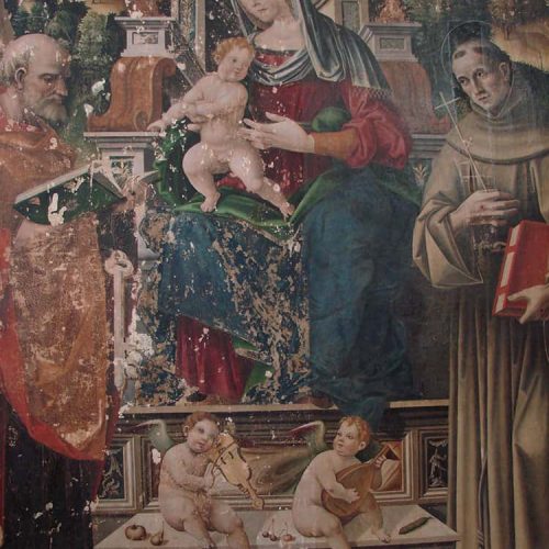Vincenzo-Pagani-Madonna-con-Bambino-prove-pulitura-030